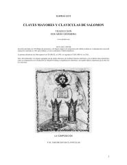 Levi Eliphas - Claves Mayores y Claviculas de SALOMON.pdf