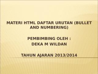 03 - HTML DAFTAR URUTAN.ppt