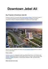 Downtown Jebel Ali- Best Location in Dubai.pdf