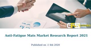 Anti-Fatigue Mats Market Research Report 2021.pptx